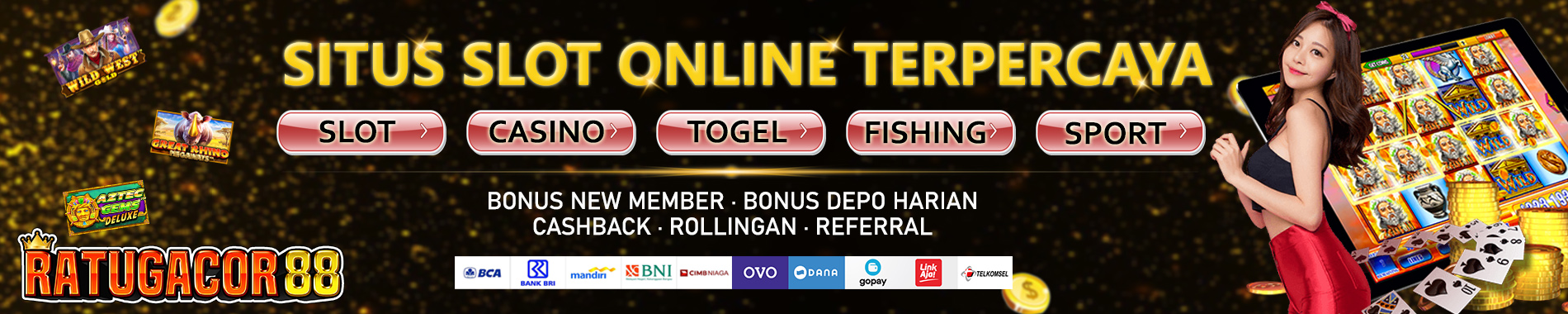 RatuGacor88 Daftar Situs Judi Slot Online Tergacor dan Terbesar 2022-2023 di Indonesia